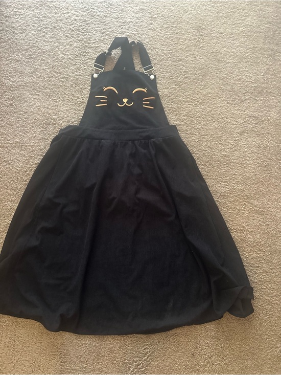 BloomChic Dresses & Skirts - BloomChic Black Pinafore Dress with Cute Cat Face